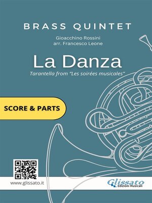 cover image of Brass Quintet--La Danza tarantella by Rossini (score & parts)
